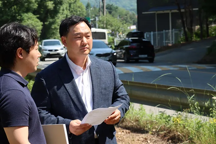고준호 도의원 “광탄 1호 공약 국지도78호선, 차질 없이 진행 중”