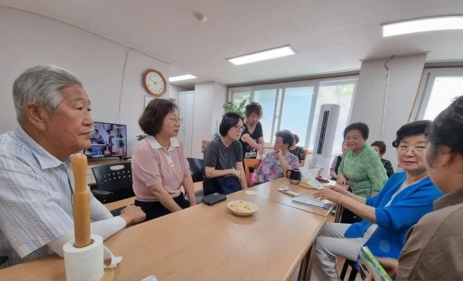 운정1동 신임 동장, 폭염대비 경로당 순회 방문