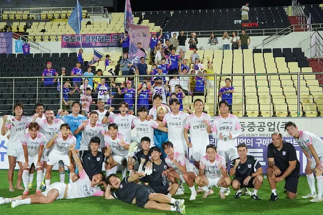 파주 프런티어 FC, ‘보르하 7호골’ 전남 상대 더블 달성... ‘골키퍼 류원우 맹활약’