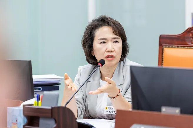 손희정 도의원, 통합채용 비용구조·지역상생발전기금 점검