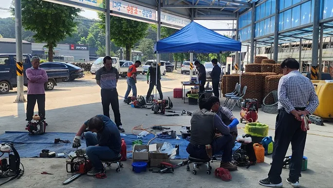 파주시산림조합, 추석맞이 산림장비 안전점검의 날 행사 실시