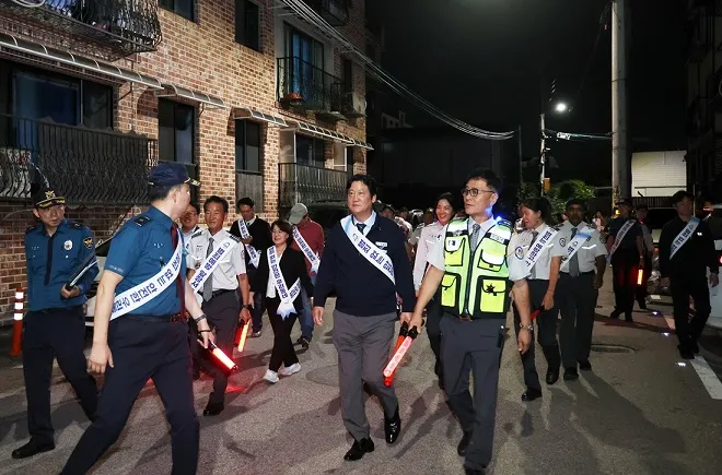 파주시, 야당역 일대 민·관·경 합동 공조 순찰